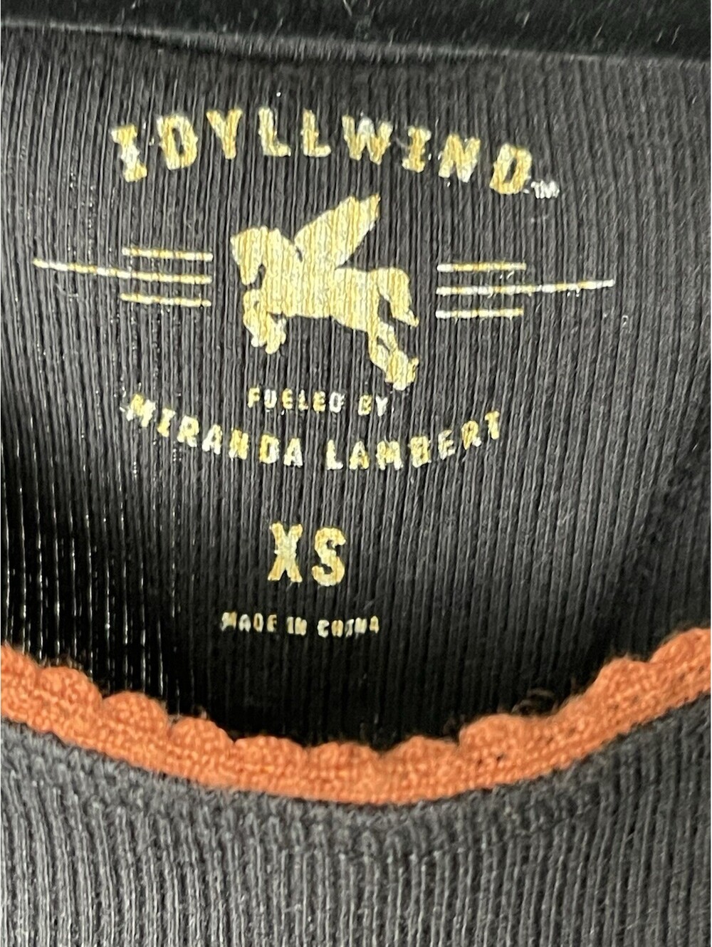 Idyllwind Miranda Lambert Damn Good Black Ribbed Tank Top Xs Country Boho View 5